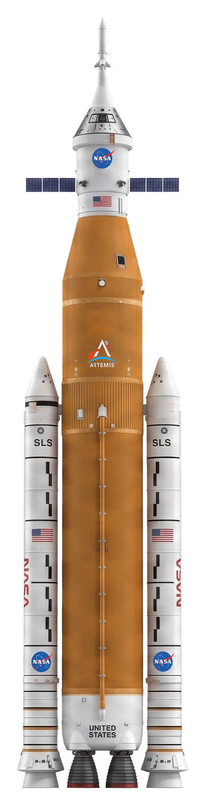 Razzo SLS del programma Artemis